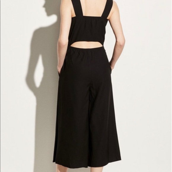 VINCE Belted Jumpsuit in black size 6 - Picture 4 of 15